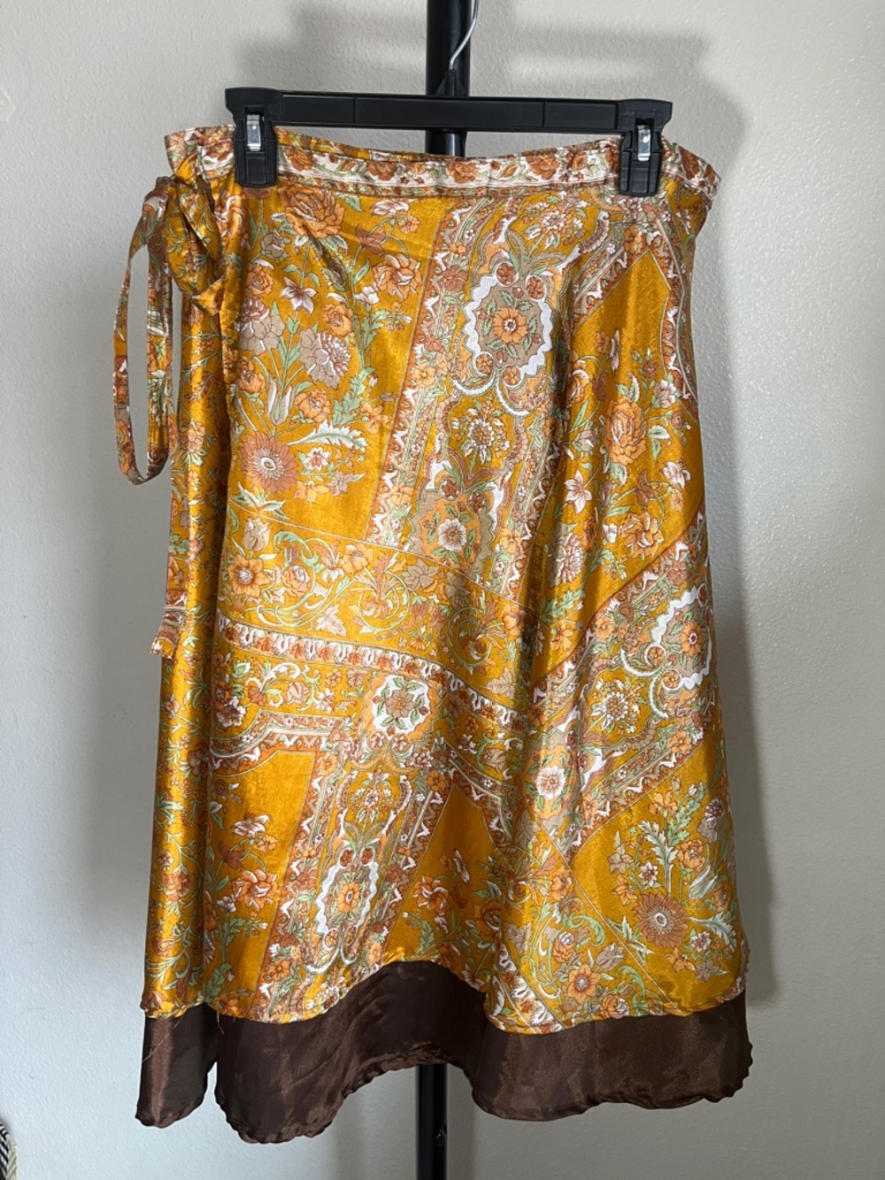 Silk Wrap Skirt